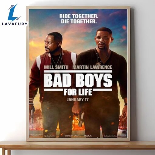 Bad Boys 4 For Life Movie Poster Wall Art Home Decor