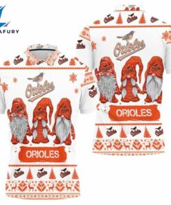 Baltimore Orioles Christmas Gnomes Polo…