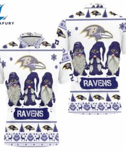 Baltimore Ravens Christmas Gnomes Polo…