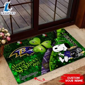 Baltimore Ravens NFL-Custom Doormat The Celebration Of The Saint Patrick’s Day