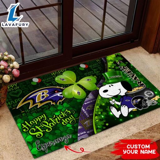 Baltimore Ravens NFL-Custom Doormat The Celebration Of The Saint Patrick’s Day