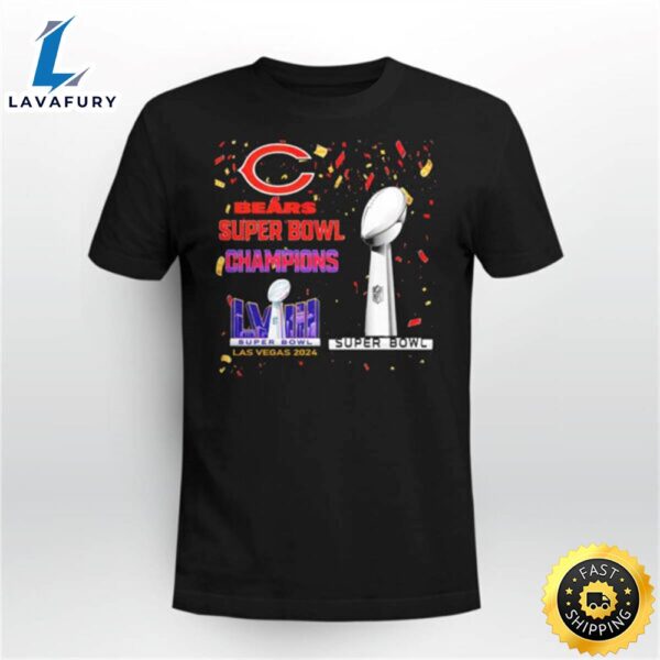 Bears Super Bowl Champions Lviii Las Vegas 2024 Shirt