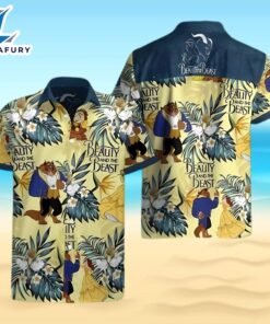 Beauty And The Beast Disney Fashion Beach Hawaiian Shirts