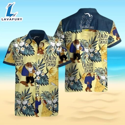 Beauty And The Beast Disney Fashion Beach Hawaiian Shirts