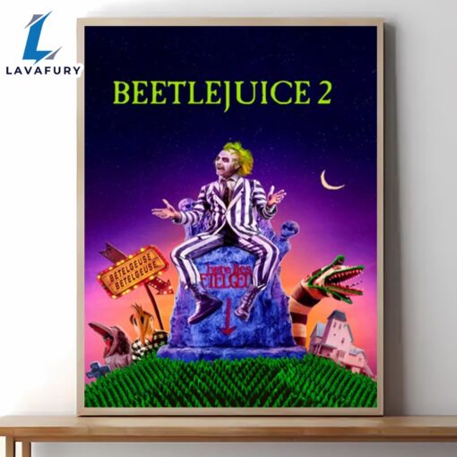 Beetlejuice 2 Movie Poster Best Print Art