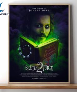 Beetlejuice 2 Movie Poster Wall Art Canvas