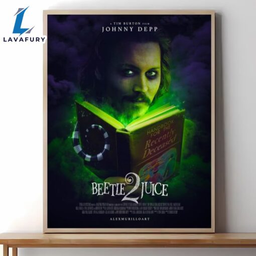 Beetlejuice 2 Movie Poster Wall Art Canvas