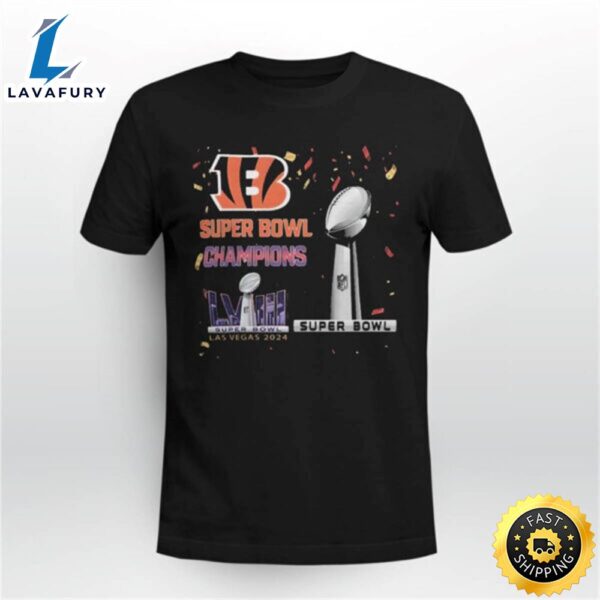 Bengals Super Bowl Champions Lviii Las Vegas 2024 Shirt