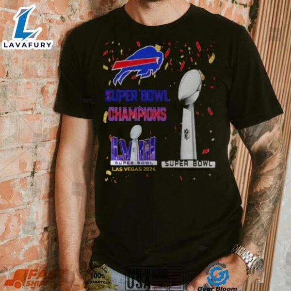Bills Super Bowl Champions Lviii Las Vegas 2024 Shirt