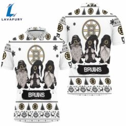 Boston Bruins Christmas Gnomes Polo…