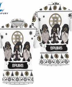 Boston Bruins Christmas Gnomes Polo…