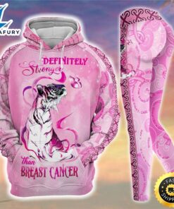Breast Cancer Awareness Tiger Hoodie…