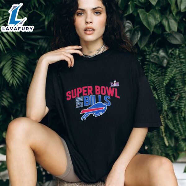 Buffalo Bills Super Bowl Lviii Team Logo Lockup 2024 Shirt