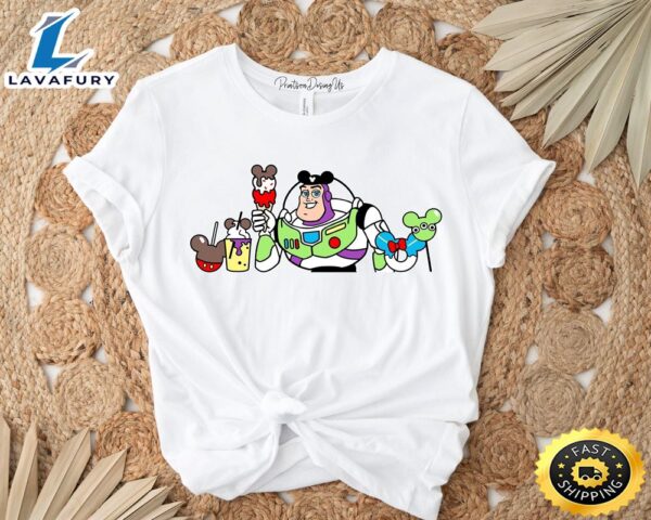 Buzz Lightyear Snack Disney Mickey Ears  Toy Story Shirt