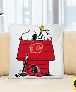 Calgary Flames NHL Hockey Snoopy…