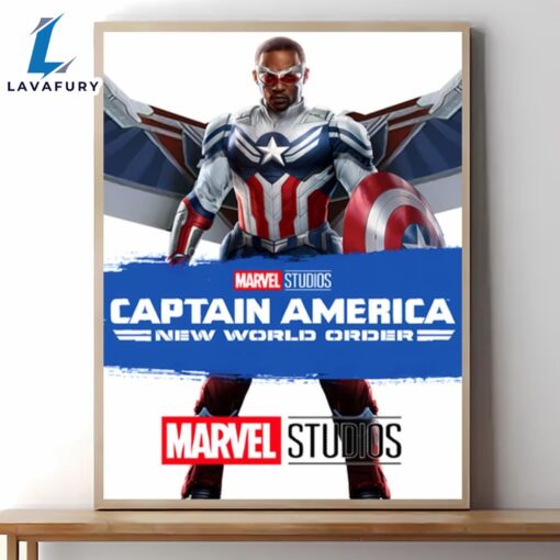 Captain America Brave New World 2024 Movie Poster For Fans