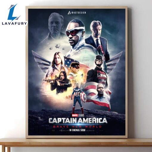 Captain America Brave New World 2024 Poster