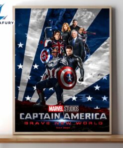 Captain America Brave New World Movie Poster Wall Art