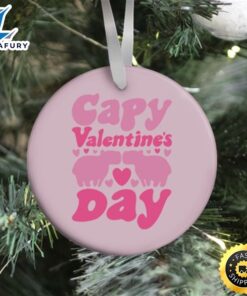 Capy Valentine’s Day Capybara Parody Ornament