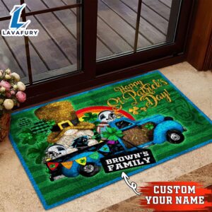 Carolina Panthers NFL-Custom Doormat For The Celebration Of Saint Patrick’s Day