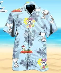 Cartoon Peanuts Snoopy Hawaiian Shirt…