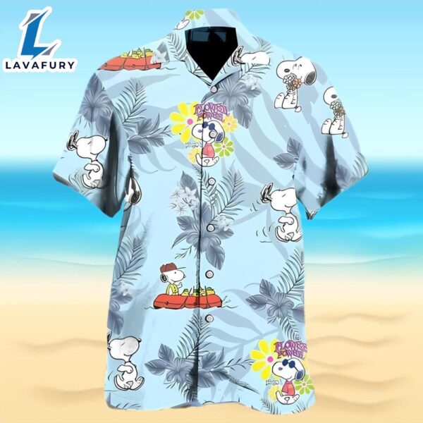 Cartoon Peanuts Snoopy Hawaiian Shirt For Men For Men