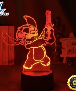 Cartoon Stitch 3d Night Light Led Table Lamp