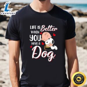 Charlie Brown Hug Snoopy Life Is Better When You Have A Dog…