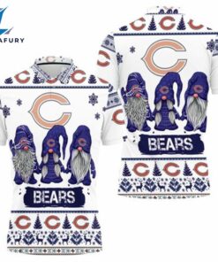 Chicago Bears Christmas Gnomes Polo…