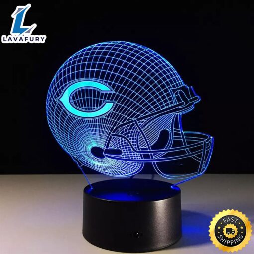 Chicago Bears Led Light Lamp 3d Fan Home Decor Gift