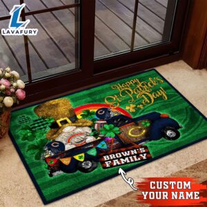 Chicago Bears NFL-Custom Doormat For The Celebration Of Saint Patrick’s Day