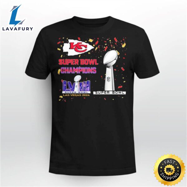 Chiefs Super Bowl Champions Lviii Las Vegas 2024 Shirt
