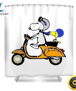 Chipi Snoopy Shower Curtains