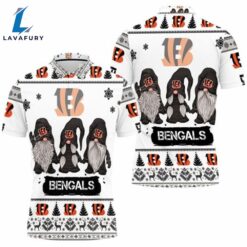 Cincinnati Bengals Christmas Gnomes Polo…