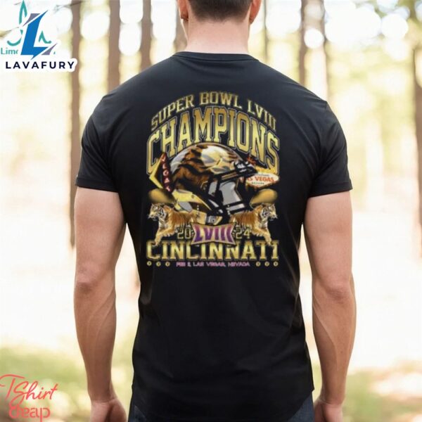 Cincinnati Super Bowl Champions 2024 ‘Gold Rush Vintage T Shirt