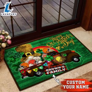 Cleveland Browns NFL-Custom Doormat For The Celebration Of Saint Patrick’s Day