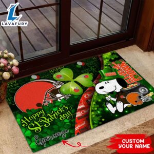 Cleveland Browns NFL-Custom Doormat The Celebration Of The Saint Patrick’s Day