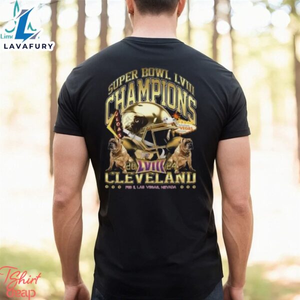 Cleveland Super Bowl Champions 2024 ‘Gold Rush Vintage’t Shirt