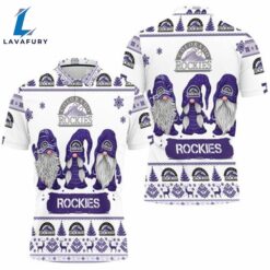 Colorado Rockies Christmas Gnomes Polo…