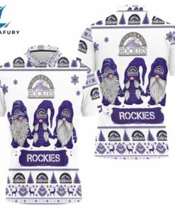 Colorado Rockies Christmas Gnomes Polo…