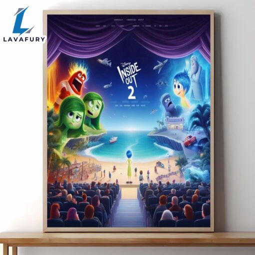 Coming Soon Inside Out 2 Movie Poster Canvas