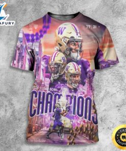 Congratulations Washington Huskies With The 2024 All State Sugar Bowl Champions CFB Playoff NCAA All Over Print Shirt