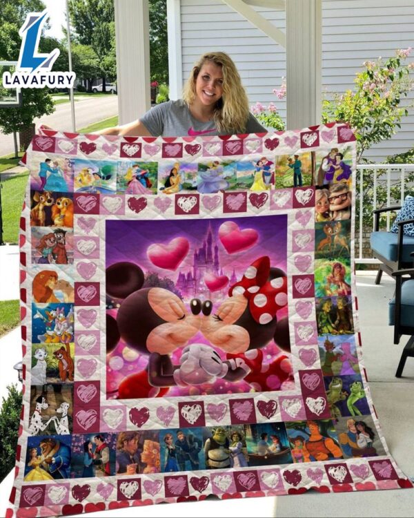 Couple Love Disney Mickey Mouse Cartoon 980 Gift Lover Blanket