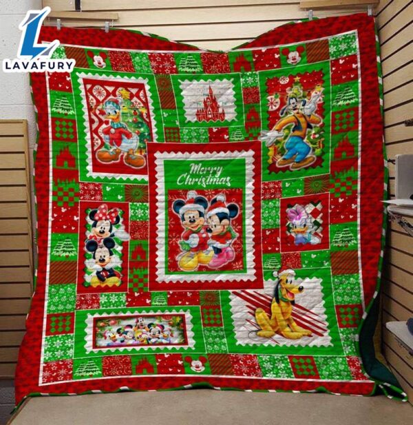 Couple Love Disney Mickey Mouse Christmas Cartoon 981 Gift Lover Blanket