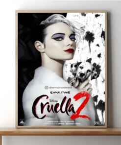 Cruella 2 Emma Stone Movie Poster Decor For Any Room