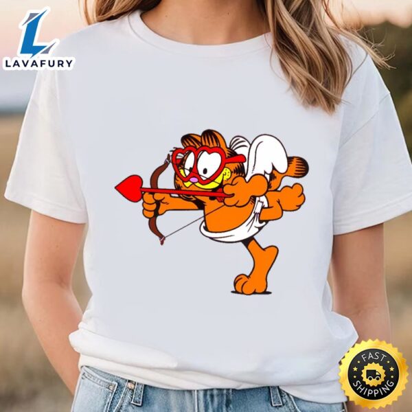 Cupid Garfield Happy Valentine’s T-shirt