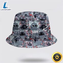 Custom Grey Stitch Bucket Hat