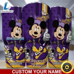 Custom Minnesota Vikings Mickey American…