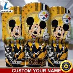 Custom Name Steelers Mickey Mouse…