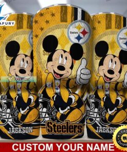 Custom Name Steelers Mickey Mouse…